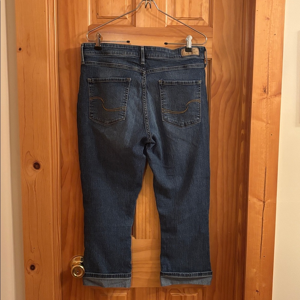 Levi Signature Dark Blue Denim Capris - Picture 3 of 3